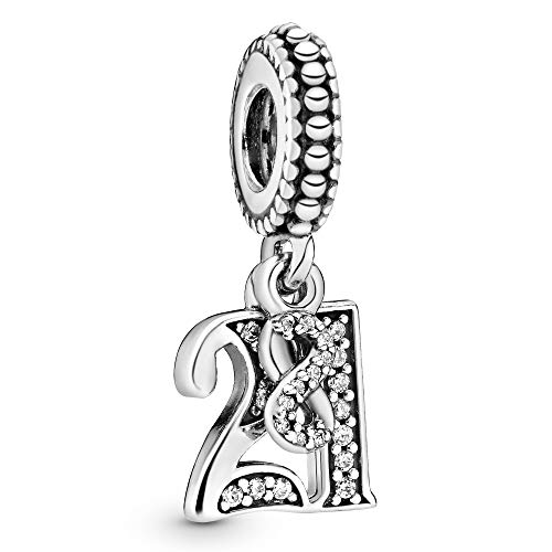 【中古】【未当て嵌める・未開封品】Pandora Women Silver Bead Charm - 797263CZ