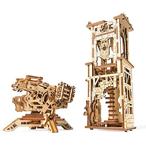 【中古】【未使用・未開封品】UGEARS Archballista-Tower メカニカル3Dモデル 木製 知育者 大人 ティーン用 誕生日プレゼント