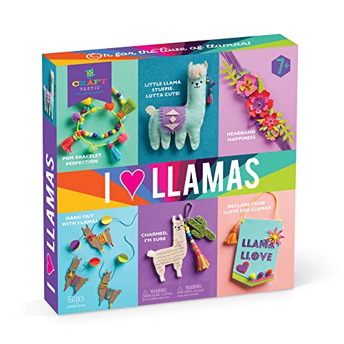 【中古】【未使用・未開封品】Craft-tastic I Love Llamas ? 子供用クラフトキット ? 6つの楽しいDIYカラフルアート&クラフトプロジェクトに含む