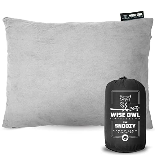 【中古】【未使用・未開封品】Wise Owl Outfitters キャンプ用枕 圧縮可能フォーム枕 - 車内での睡眠、飛行機旅行、ハンモックベッド、キャンプに - 子供に最適 - コンパクト