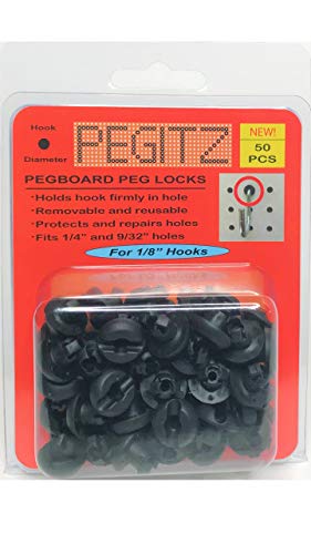 【中古】【未当て嵌める・未開封品】Pegitz ペグボード ペグロック（50個） 1/8 inch 43398-15798