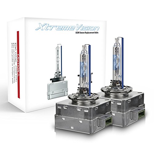 【中古】【未使用・未開封品】Xtremevision AC HID キセノン交換用電球 - D3S / D3R / D3C - 1000K ダークブルー (1ペア) (メタルベース)｜AJIMURA-SHOP