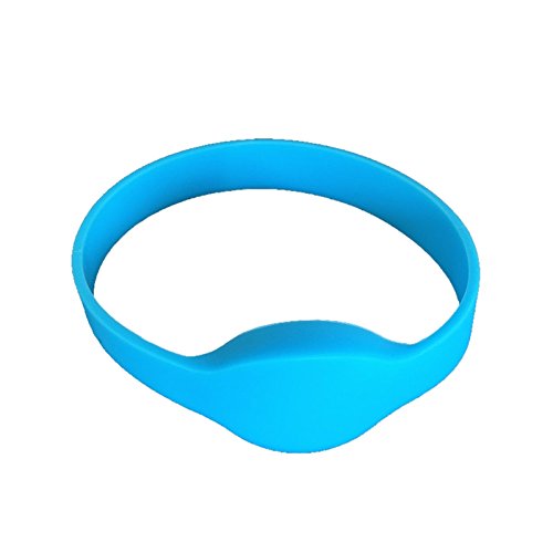 【中古】【未当て嵌める・未開封品】yarongtech 13.56?MHz RFID雨合羽iso14443?a Mifare古典派音楽1?Kシリコンリストバンド(容器に並べるof 100?)