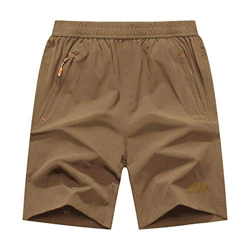 【中古】【未使用・未開封品】donhoboメンズアウトドア用クイックドライ軽量スポーツポケットジッパー X-Large