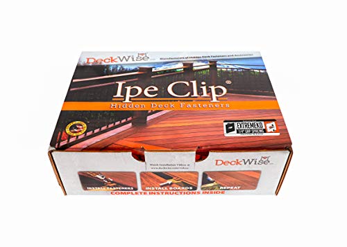 【中古】【未使用・未開封品】(175?Count) IPEクリップextremekdファスナーシステム???ブラック正方形クリップwith DeckWiseカラーマッチ# 8?x 2、" 305グレードステンレ|AJIMURA-SHOP