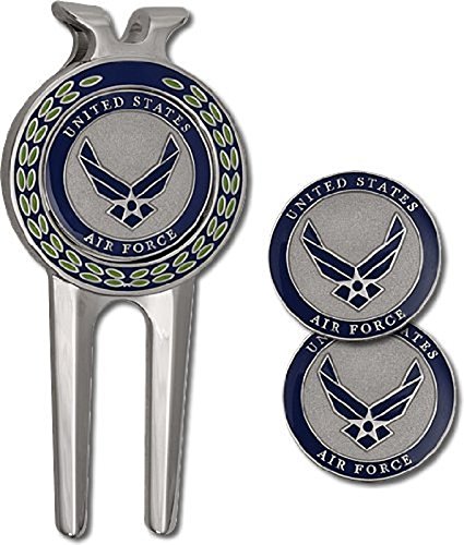 【中古】【未当て嵌める・未開封品】USAF亜米利加米空軍Divot Tool and Ball目じるし