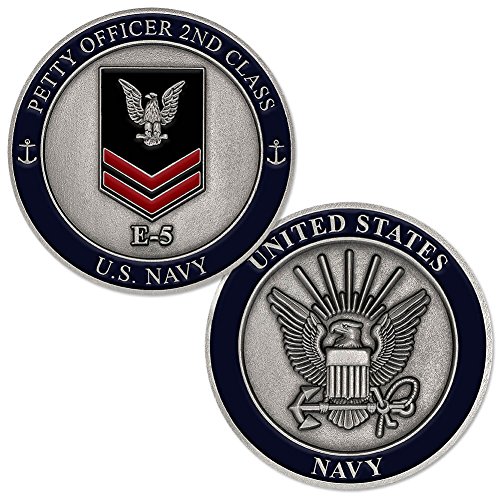 【中古】【未使用・未開封品】U.S. Navy Petty Officer 2nd Class E-5 Challenge Coin