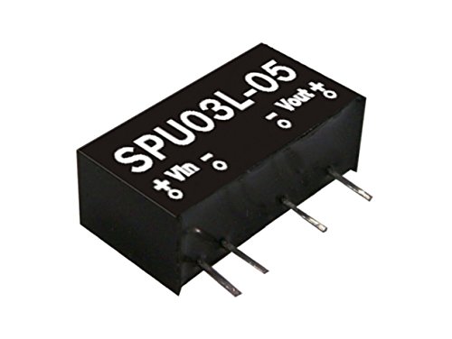 【中古】【未使用・未開封品】Meanwell DC-DC SMPS SPU03シリーズ 無制限SIPパッケージ 3W 12V 25~250mA SPU03M-12 MEAN WELL スイッチング電源