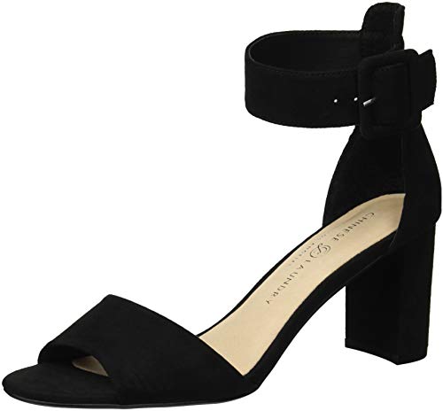 【中古】【未当て嵌める・未開封品】Chinese Laundry Women\u0027s Rumor Heeled Sandal, Black Suede, 8 M US