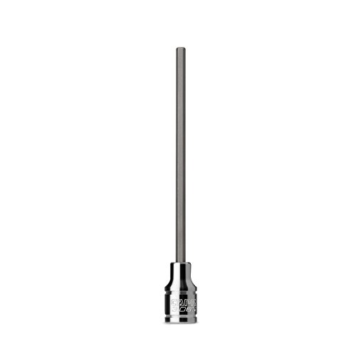 【中古】【未使用・未開封品】Capri Tools ロング1/8インチ 六角ビットソケット 1/4インチドライブ SAE