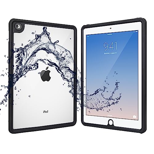 【中古】【未当て嵌める・未開封品】ShellBox 2017/2018 雨合羽容れもの iPad 9.7in iPad 第6時人 耐衝撃容れもの 雨合羽 IP68 360度 全面保護すること 超薄型 防塵/防雪 同盟罷工一回り付き添い人
