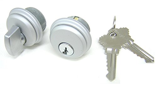【中古】【未当てはめる・未開封品】Pacific Doorware 店先部屋の入り口ほぞ穴鍵を掛ける円柱\u0026サムターン、Adams Rite Cam、軽銀製