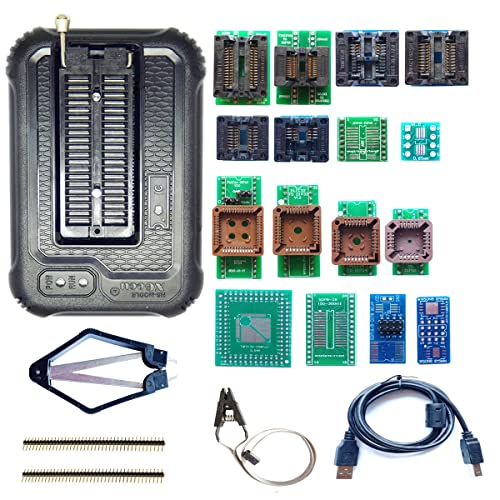 【中古】【未使用・未開封品】SETCTOP Xgecu TL866II プラス アップグレード Xgecu T48 プログラマー 16 アダプター ソケットクリップ ICチップ プログラマー t48 チップ nand