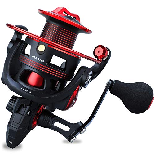 【中古】【未使用・未開封品】Oneバス釣りリールライト重量海水Spinning Reel???39.5?LBカーボンファイバードラッグ、12?+ 1?BB Ultra SmoothすべてアルミInshoreリール