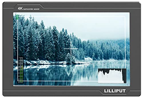 【中古】【未当て嵌める・未開封品】LILLIPUT FS7 7in盛りだくさん固定ディスク写真機管する 3G-SDIと4K HDMI金属元素ハウジング 高解像力F970一皿 カムコーダー デジタル一眼二眼レフ写真機用