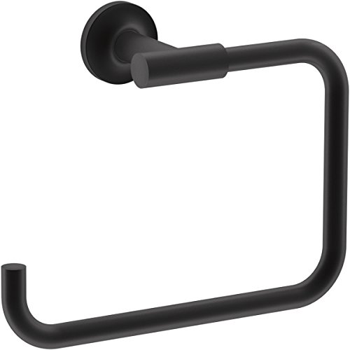 【中古】【未使用・未開封品】KOHLER 14441-BL Purist タオルリング マットブラック|AJIMURA-SHOP