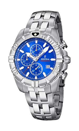 【中古】【未使用・未開封品】Festina Men's Chrono Sport F20355-1F37 Blue Stainless-Steel Quartz Dress Watch｜AJIMURA-SHOP 46,280円