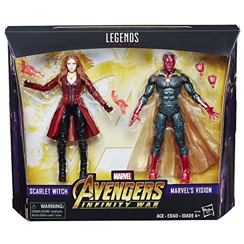 【中古】【未使用・未開封品】アベンジャーズ / インフィニティ・ウォー ハズブロ マーベルレジェンド 6インチ アクションフィギュア USAトイザらス限定 2パック スカーレット