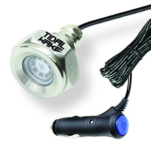【中古】【未使用・未開封品】(White/Clear) - Tidal Wake PLUG N' PLAY Underwater LED Boat Drain Plug Light, No Wiring Required No Holes to Drill, Add Ultra-Bright Un