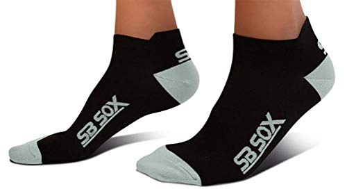 【中古】【未当て嵌める・未開封品】(Small, Black/Gray) - SB SOX Ultralite Compression Running Socks for Men \u0026 Women (2 Pairs)