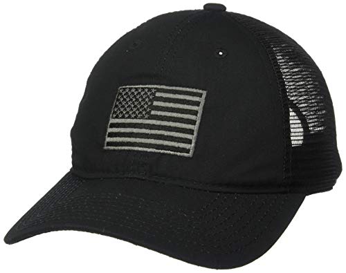 【中古】【未使用・未開封品】Rapiddominance A13-USA2-BLK リップストップ トラッカーキャップ アメリカ国旗 ブラック