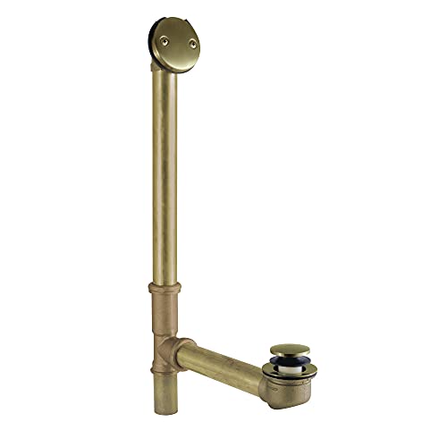 【中古】【未使用・未開封品】Kingston Brass 16インチ バスタブ 排水管 20-5/8"~18-1/16" (L) x 3-3/16" (W) x 12" ~ 11-1/8" (H) DTT2163 1｜AJIMURA-SHOP