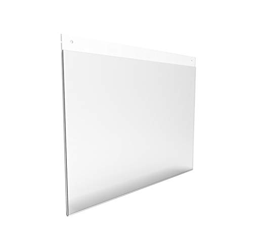 【中古】【未使用・未開封品】FixtureDisplays壁マウントサインホルダークリアアクリル画像フレームsingle-sideイメージホルダー、水平12061-p-npf 17X11\