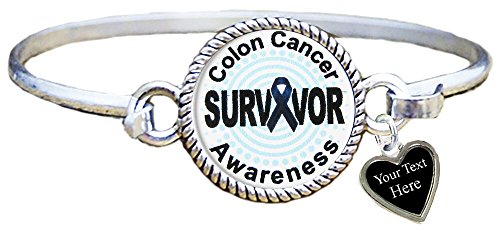 【中古】【未当て嵌める・未開封品】Holly Road Colon Cancer AwarenessシルバーサバイバーブレスレットジュエリーChoose Your教科書