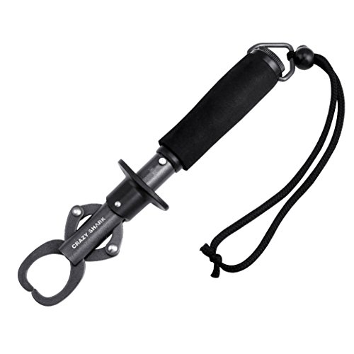 【中古】【未使用・未開封品】CRAZY SHARK フィッシュグリップ フィッシュキャッチャー 魚掴み器 魚つかみ 軽量 フィッシュグリッパー ステンレス 多機能ツール 携帯便利|AJIMURA-SHOP