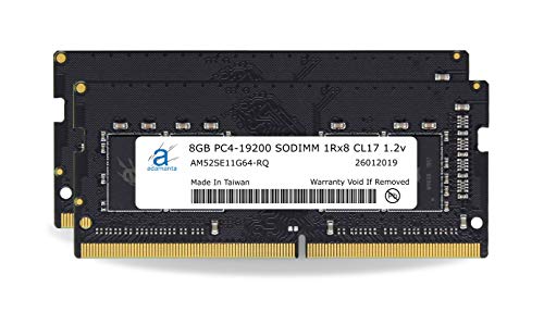 【中古】【未使用・未開封品】Adamanta 16GB (2x8GB) DDR4 2400Mhz (2133MHzまたは2400MHzまたは2933MHzまたは3200MHz) PC4-19200 SODIMM 1Rx8 CL17 1.2v ノートパソコン RAM