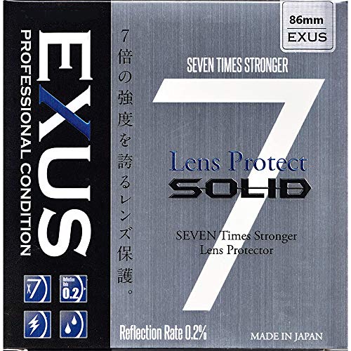 【中古】【未使用・未開封品】MARUMI レンズフィルター 86mm EXUS レンズプロテクト SOLID 86mm レンズ保護用 強化ガラス 帯電防止 撥水防汚 薄枠 日本製
