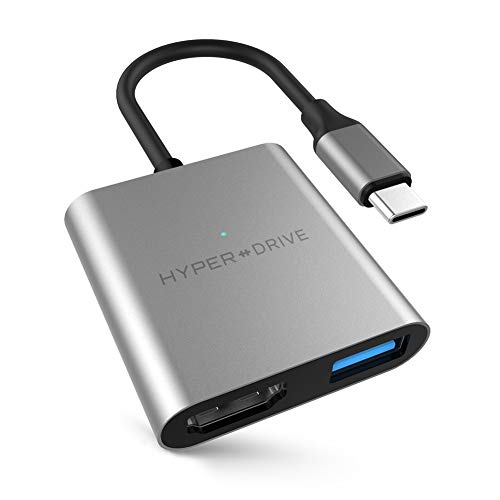 【中古】【未当て嵌める・未開封品】HyperDrive USB Type C HDMIアダプタ 3はたご屋1 USB C - HDMI変換器 アルミニウムデジタルマルチポートType-Cこしき 4K HDMI USB-C W Power D USBハブ-PCアクセサリー
