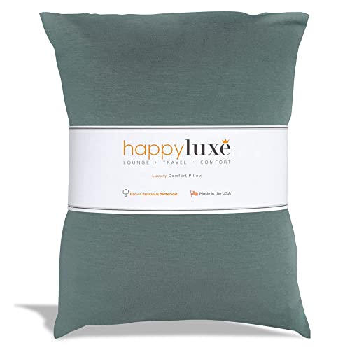 【中古】【未使用・未開封品】Happyluxe Odyssey 旅行用枕 洗濯可能なカバー付き 小さな飛行機用枕 長時間のフライト キャンプなどに ネックレスト ランバーサポート 米国製 1