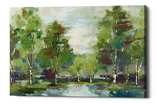 【中古】【未使用・未開封品】Epicグラフィティフォレストat Dawn by Silvia Vassileva、Gicleeキャンバス壁アート 12\