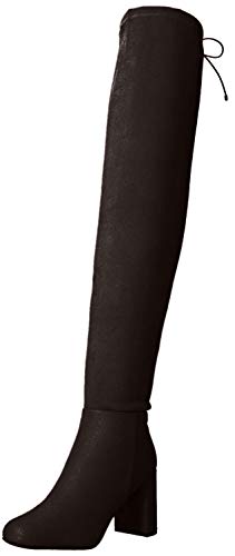 【中古】【未使用・未開封品】Chinese Laundry Women's King Over The Knee Boot, Black Suede, 8.5 M US