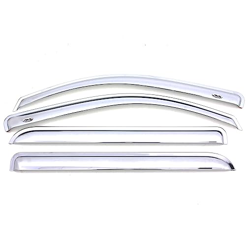 【中古】【未当てはめる・未開封品】Auto Ventshade(オートベントシェード) [AVS] Ventvisor / レインガード | 上っ側マウント クローム 4天下太平 | 684806 | 2019 - 2022 ランダムアクセス記憶装置 1500 Cre