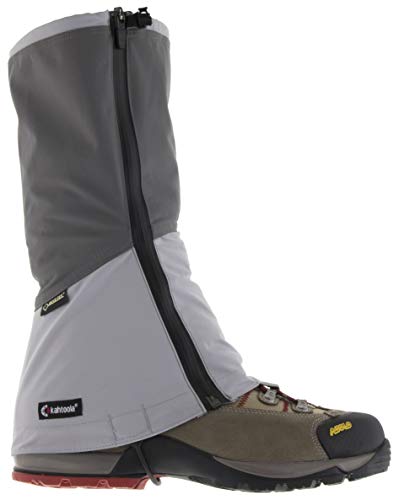 【中古】【未使用・未開封品】Kahtoola LEVA Gaiters GTX ダークグレー/ライトグレー L
