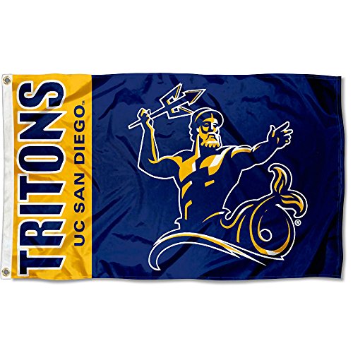 【中古】【未使用・未開封品】College Flags & Banners Co. サンディエゴ・トリトンズフラッグ|AJIMURA-SHOP