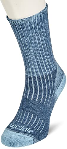 【中古】【未使用・未開封品】Bridgedaleレディースハイキングミッドウェイトメリノウォーキングソックス