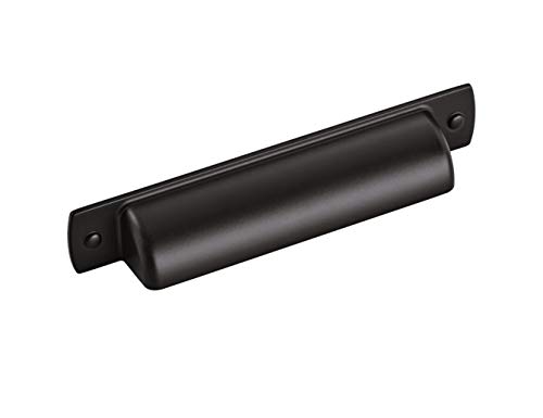 【中古】【未使用・未開封品】Amerock Rochdale 3-3/4インチ 96mm センターツーセンター フラットブラック キャビネットカッププル 10個パック