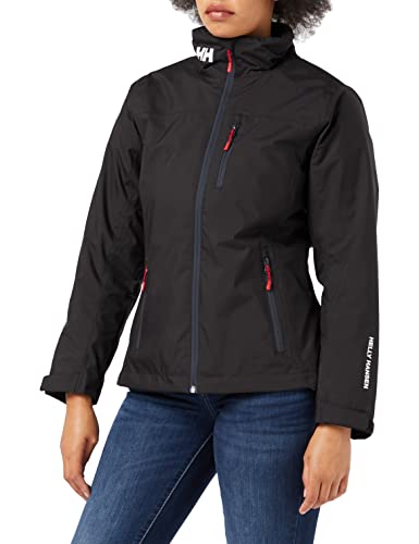 【中古】【未当て嵌める・未開封品】Helly Hansenウィメンズクルーミッドレイヤー雨合羽上衣、黒いこと、5Xラージ
