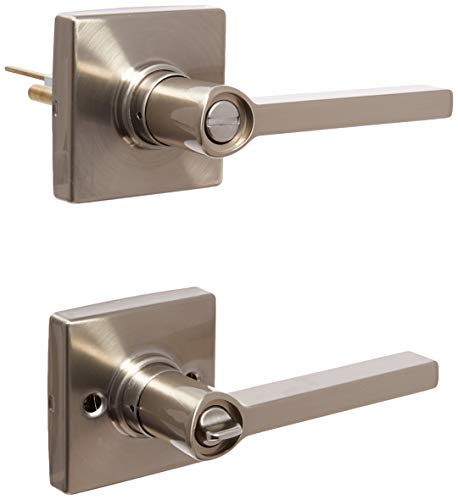 【中古】【未使用・未開封品】Schlage j40-sol-col SolsticeプライバシードアレバーSet with Decorativeコルトントリム、サテンニッケル