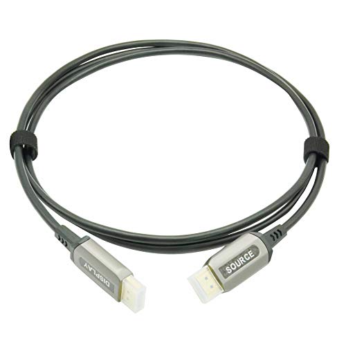 【中古】【未使用・未開封品】jeirdus Ultra Hdr hdmi2.0b HDMI光ファイバケーブル、18?Gbps、サポート4?K60hz円弧hdr10?hdcp2.2、Dolbyビジョン、ライト速度、スリム柔軟
