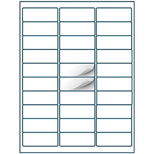 【中古】【未使用・未開封品】Shop4Mailers 30枚 ホワイト配送ラベル 1インチ x 2 5/8インチ ~ 1000枚 30000枚 ラベル