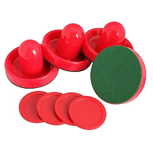 【中古】【未使用・未開封品】GOSONO レッドエアホッケープッシャー クラシックゲーム エアホッケー テーブルパック 4個 フェルトプッシャーマレットグリップ エンターテイメ