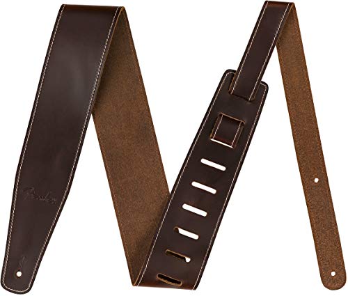 【中古】【未使用・未開封品】Fender ストラップ Broken-In Leather Strap, Brown 2.5"|AJIMURA-SHOP