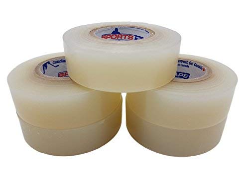 【中古】【未使用・未開封品】Clear Hockey Tape. Water resistant, rips easily, 5 Pack. SportsTape - Made in North America.