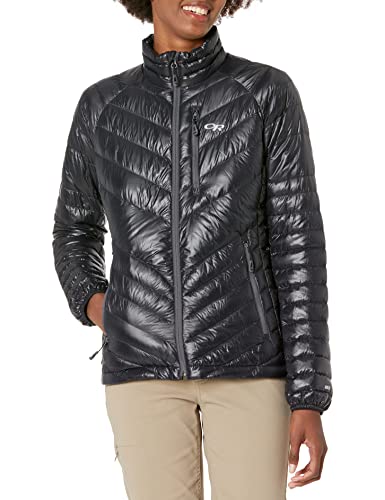 【中古】【未当て嵌める・未開封品】OUTDOOR RESEARCH WOMENS ILLUMINATE DOWN JACKET BLACK (LARGE UK14)