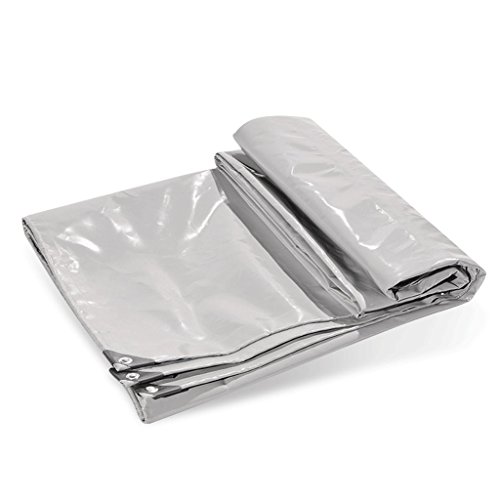 【中古】【未使用・未開封品】tarpaulin レインクロス ターポリン シェード 日焼け止め 防水布 防水布 防水シート 車 トラック 防水シート 雨よけ 布(250g/m2) 6 * 8M