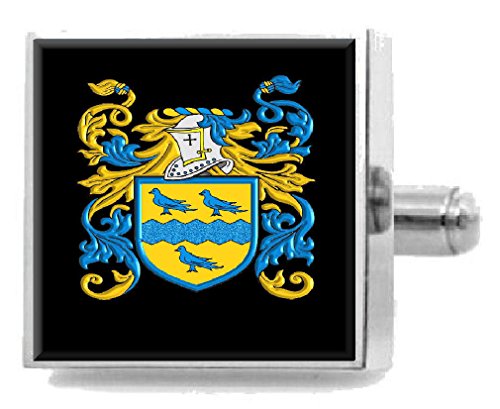 【中古】【未当てはめる・未開封品】(より分ける差し上げ物) Select Gifts イングランド記号 スターリングしろがね色 カフスリンク 目じるし申し立てボックス席